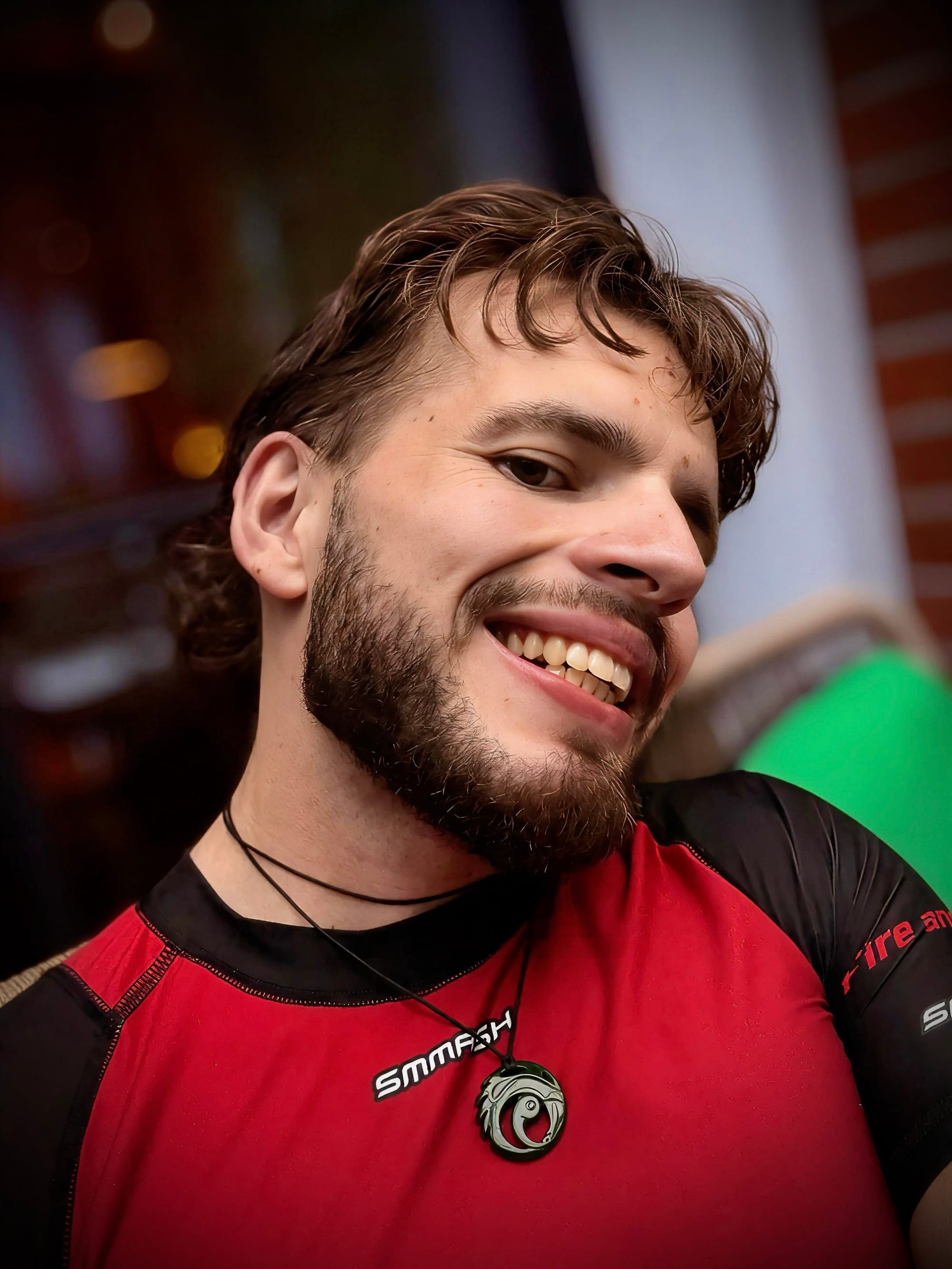Trener personalny Karol Domański z Fabryki Ciao przy Fabrycznej 13 w Krakowie jest znany również jako Crofty Snake.